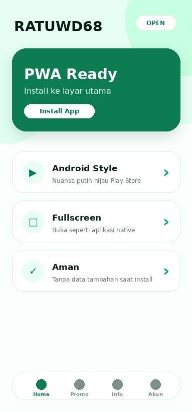 RATUWD68 navigasi mobile