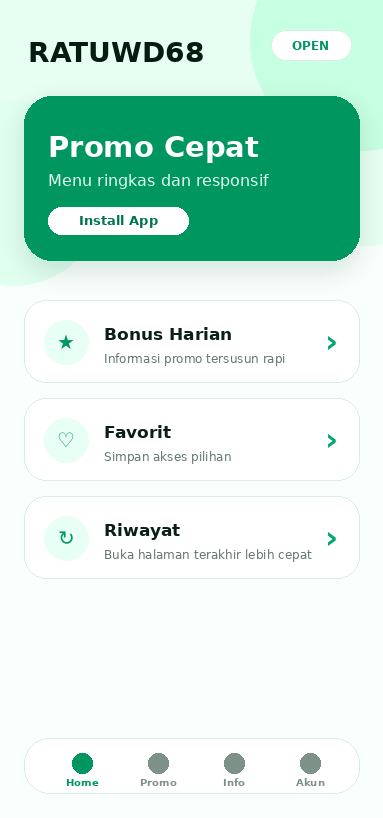 RATUWD68 promo cepat