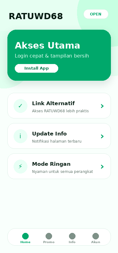 RATUWD68 akses utama